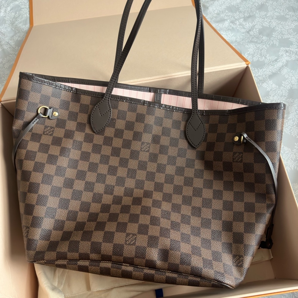 LV Neverfull MM Damier Ebene